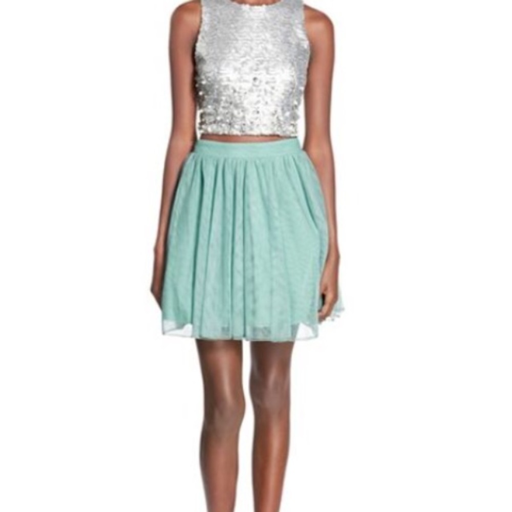 Way-In 2 piece cocktail dress; size 7; never worn