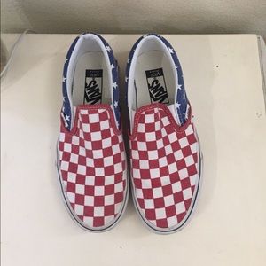 American flag Vans