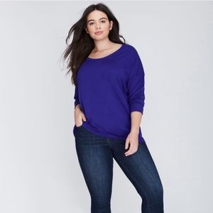 {Lane Bryant}Scoop Neck stretch sweater blue 18/20 {Lane Bryant}Scoop Neck stretch sweater blue 18/20