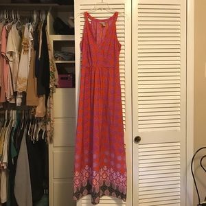 Banana Republic Island Tropical Maxi Dress