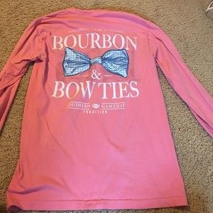 Southern shirt company pink long sleeve tshirt