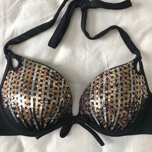 Victoria's Secret sequined bikini top