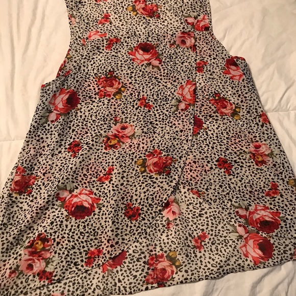 Torrid Sz 0 Rose and Animal Print Cami/Tank Top - Picture 3 of 6