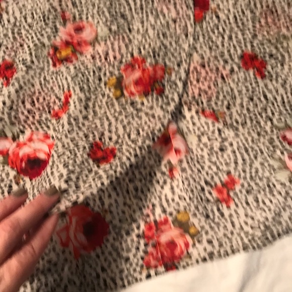 Torrid Sz 0 Rose and Animal Print Cami/Tank Top - Picture 4 of 6