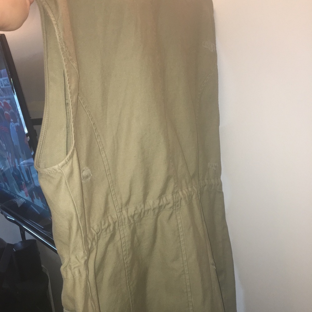 Treasure and Bond Green Military Style Vest