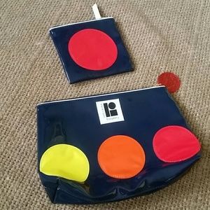 2 cosmetic  bags Lisa Perry  for Estee Lauder
