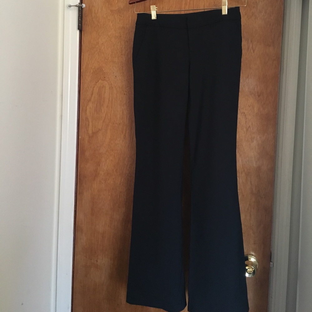 Navy Banana Republic Dress Pants. Size: 0