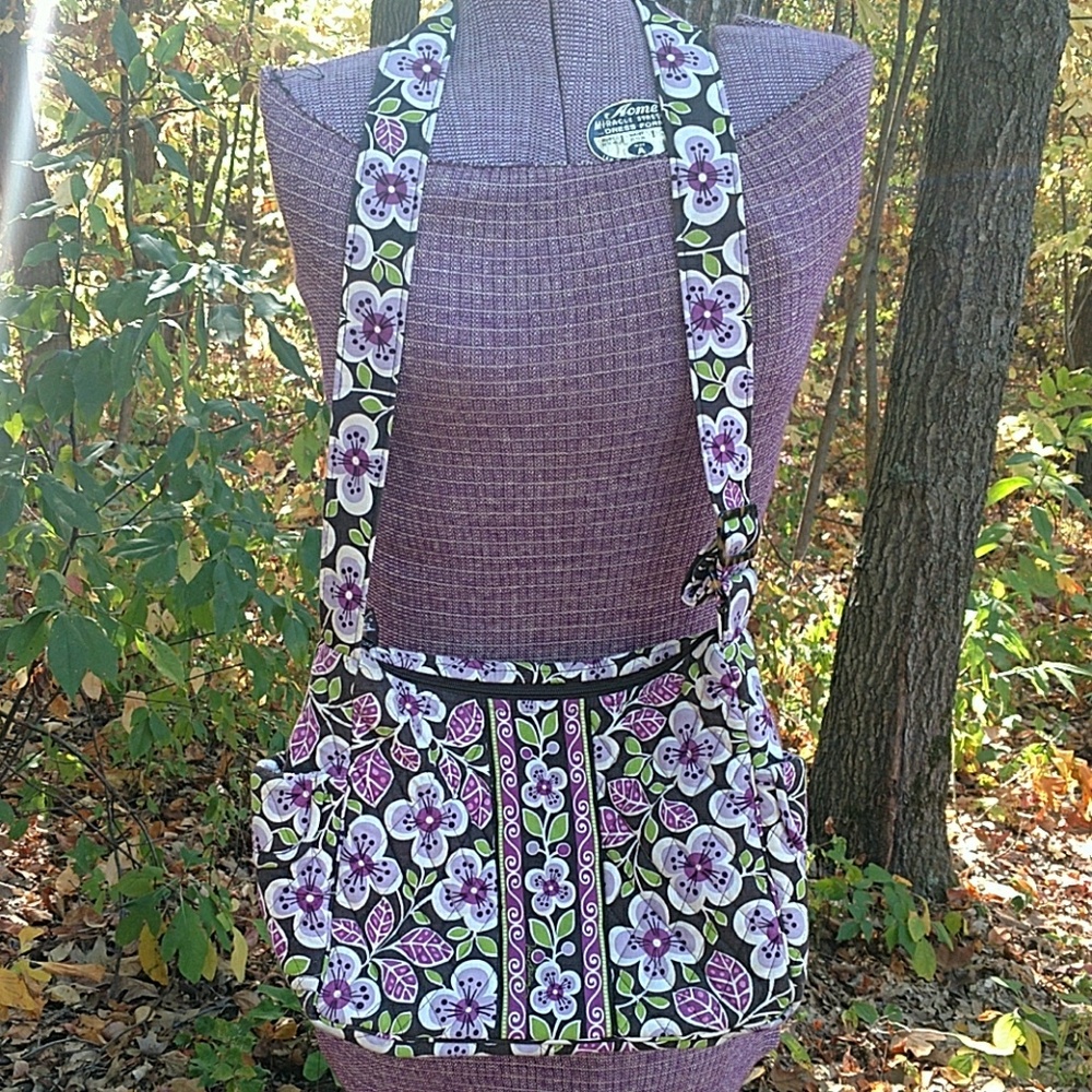 Vera Bradley On The Go in retired Plum Pedals.