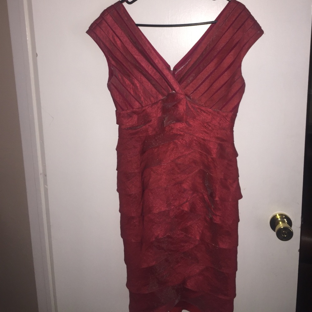 Red Dress by Adrianna Papell