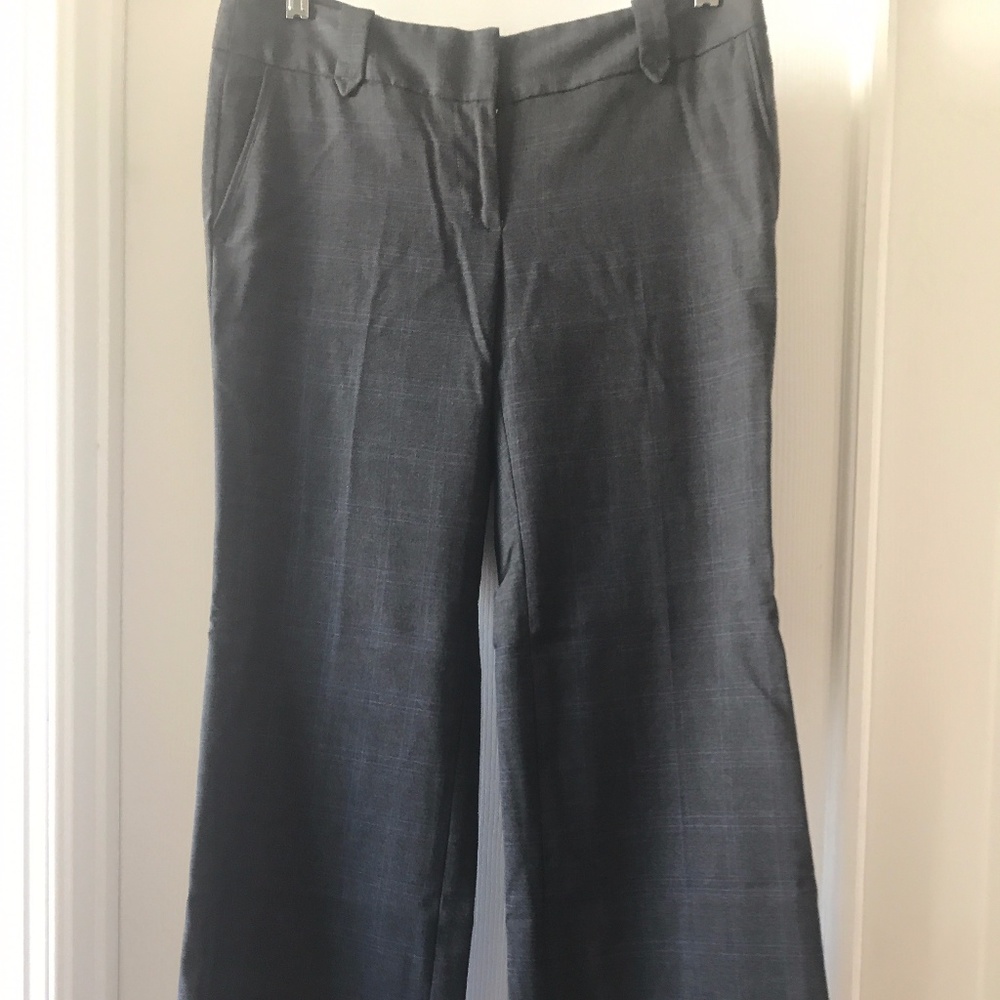 Grey Pants with Block Stripes