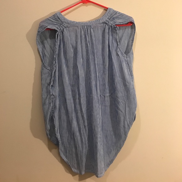 Linen Chambray like blouse - Picture 2 of 2
