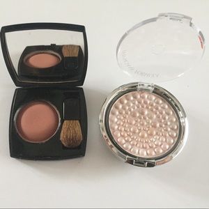 CHANEL powder blush and glow pearls!