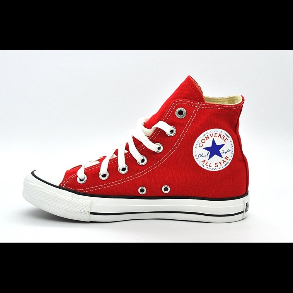 Red hightop Converse