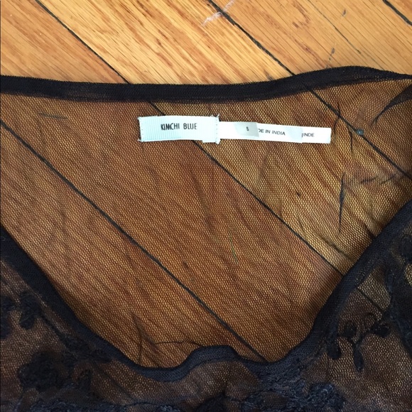 Sexy Kimchi Blue Lacey top - Picture 2 of 4