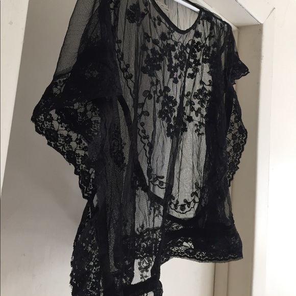 Sexy Kimchi Blue Lacey top - Picture 3 of 4