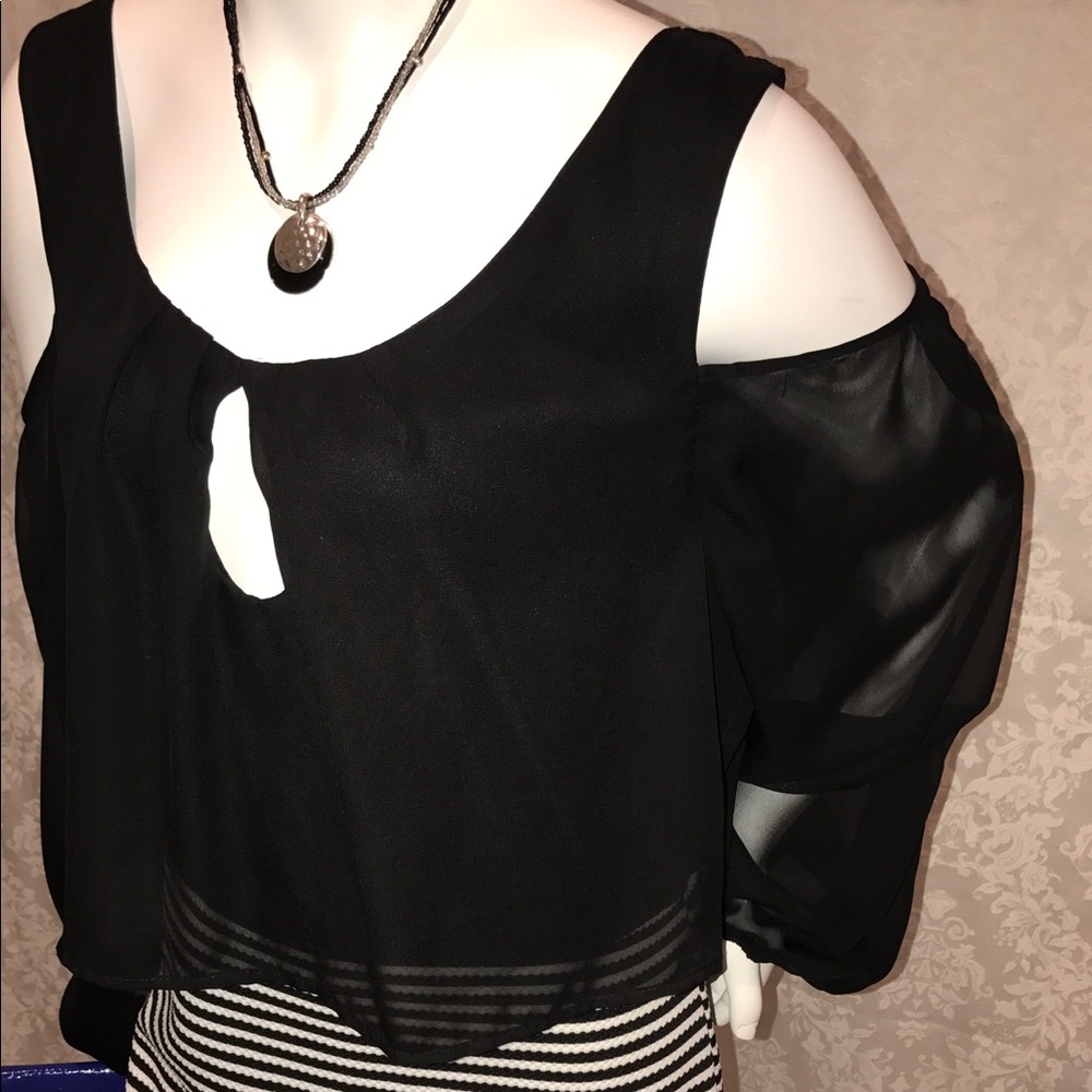 Black mini dress