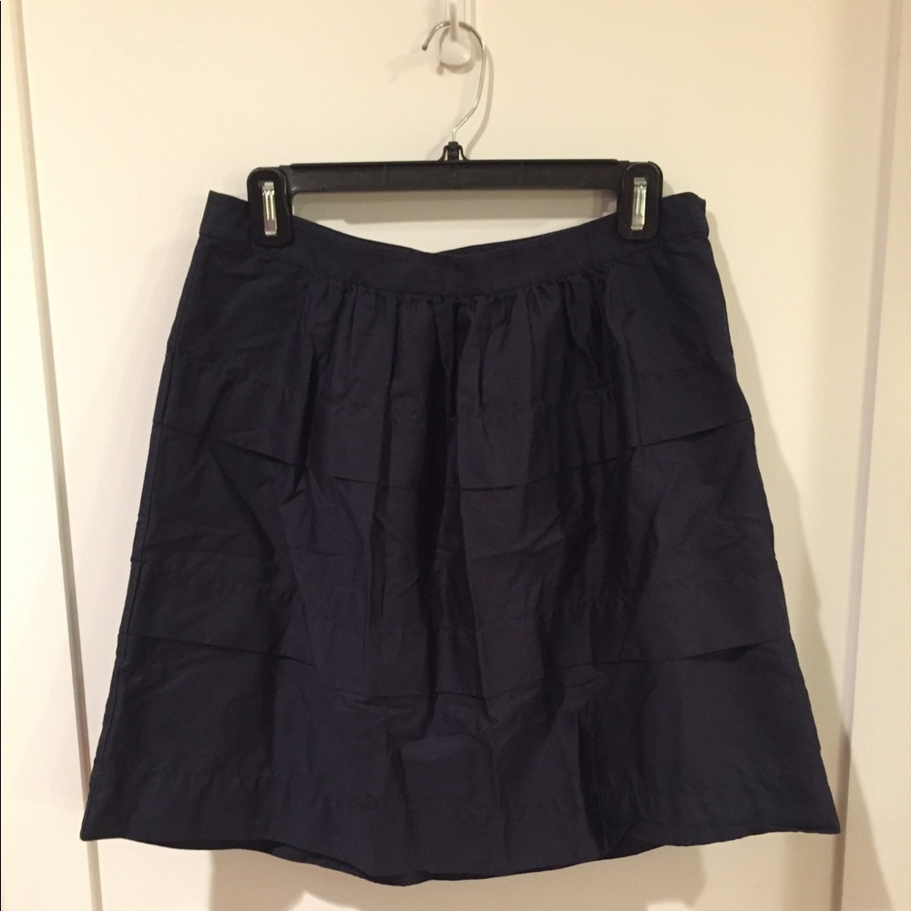 November Sale!! Cute tiered navy skirt by J. Crew