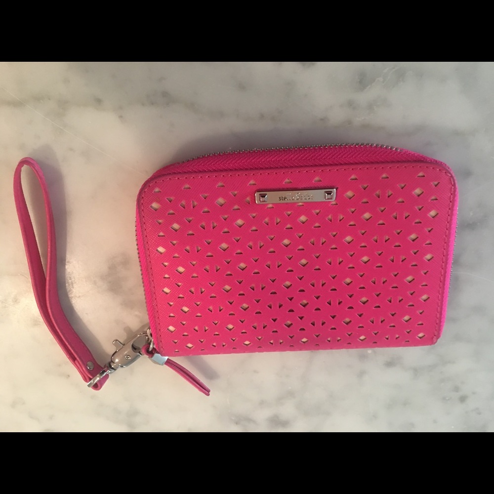 Stella & Dot real leather wristlet wallet