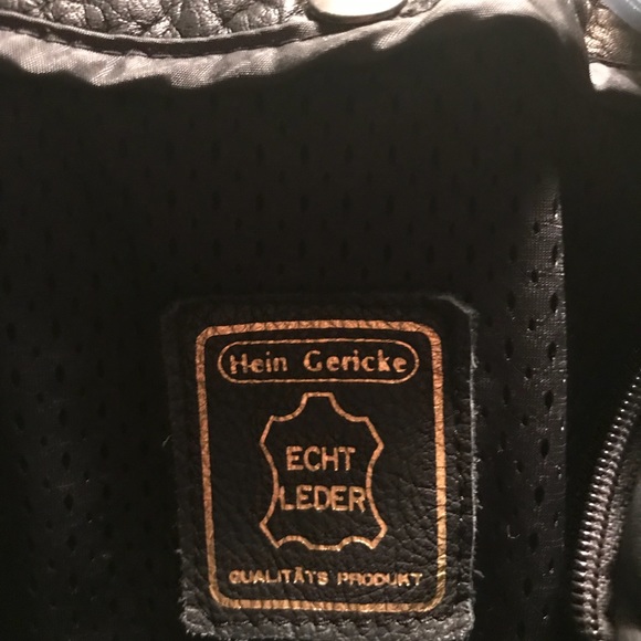 💯% genuine Hein Gericke NEW leather biker jacket - Picture 3 of 8