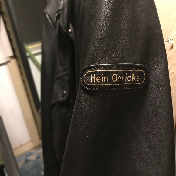 💯% genuine Hein Gericke NEW leather biker jacket - Picture 4 of 8