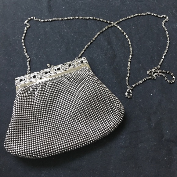 Whiting and Davis purse with chain - Picture 1 of 3