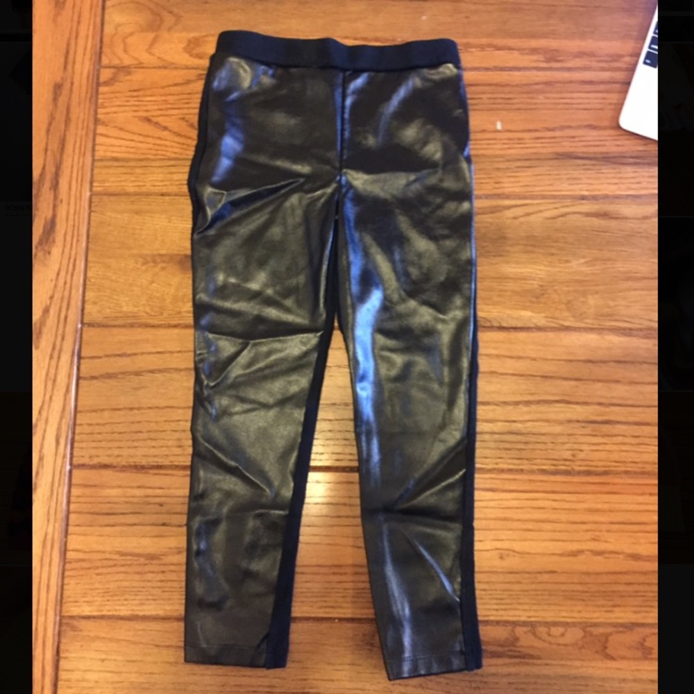 Toddler Fake Leather & Stretch legging