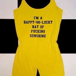 O-mighty yellow jumpsuit