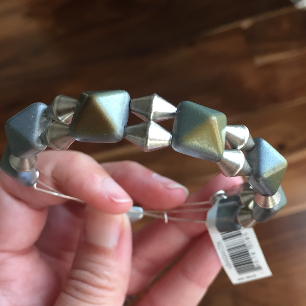 ✨Host Pick ✨Alex and Ani stone bangle bracelet