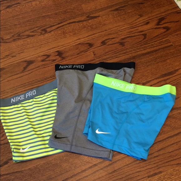 nike Pants - 3 pairs Nike Dri fit compression shorts all size L