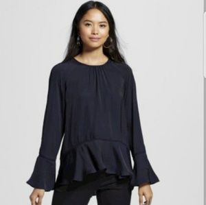 bell sleeved flowy top
