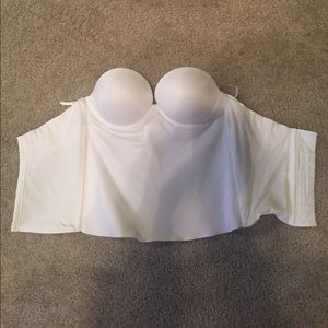 Felina 34C White Bridal Corset Bra