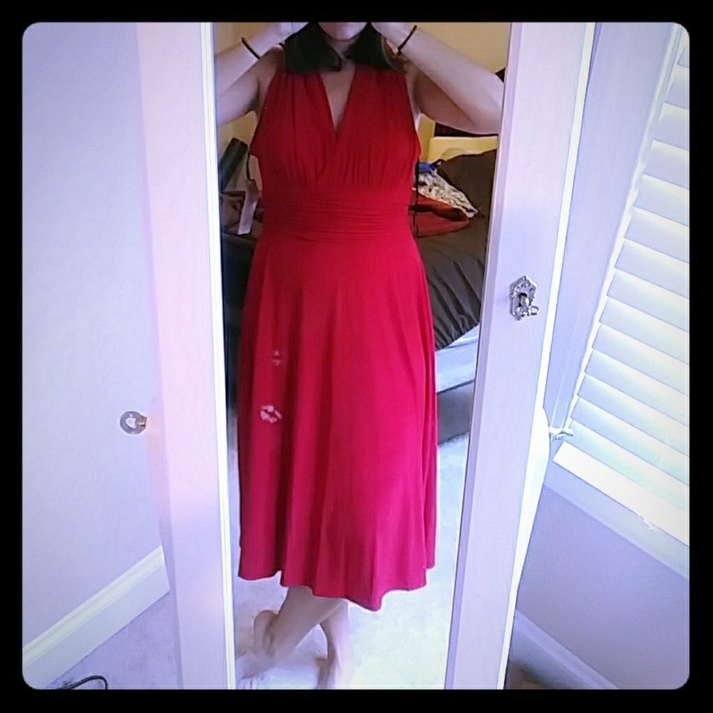Red dress