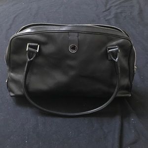 Bottega Veneta black leather shoulder bag