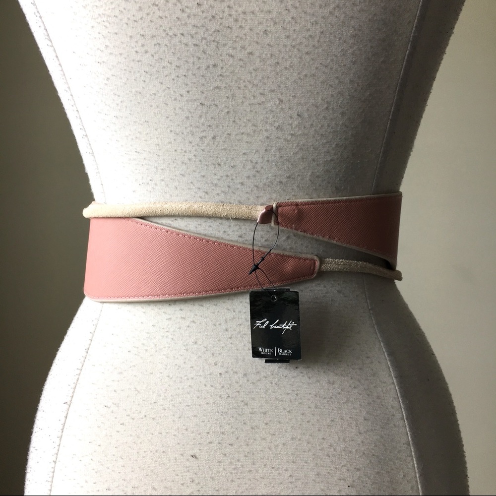 Obi Wrap reversible belt pink cream - Picture 3 of 7