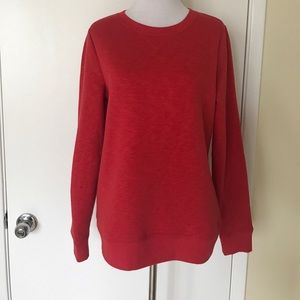 IZOD RED SWEATER.