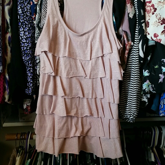 Forever 21 Tops - Forever 21 pink sparkle tank