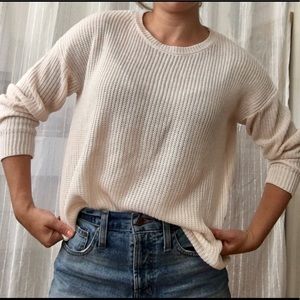 Forever 21 blush colored cotton sweater