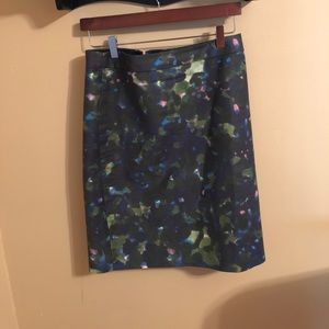 J.Crew gardenshade watercolor skirt size 4 J.Crew gardenshade watercolor skirt size 4