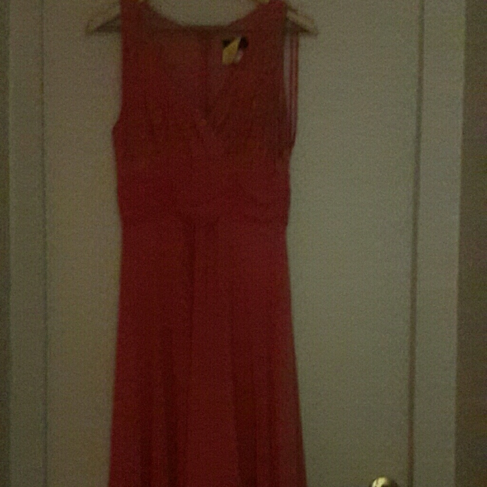Rose Pink Formal Dress Size L fits up to 12/14