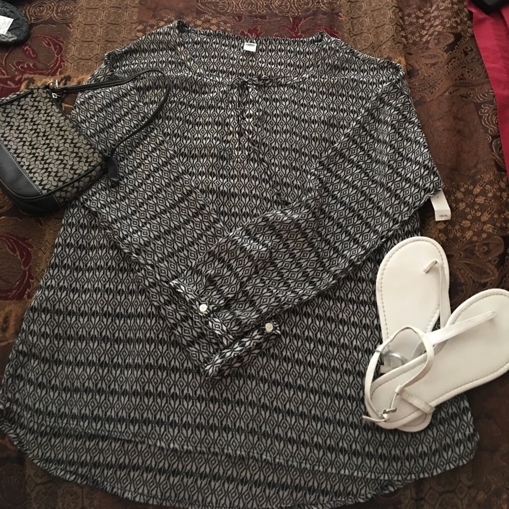 Fantastic day to evening super soft sheer blouse