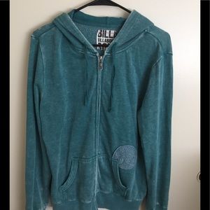 Billabong zip up hoodie.