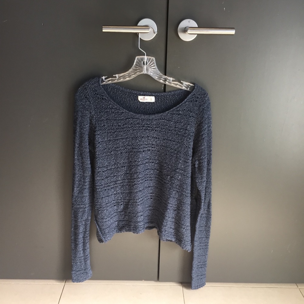 Hollister blue sweater