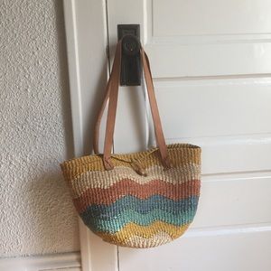 Vintage Sisal Tote Bag