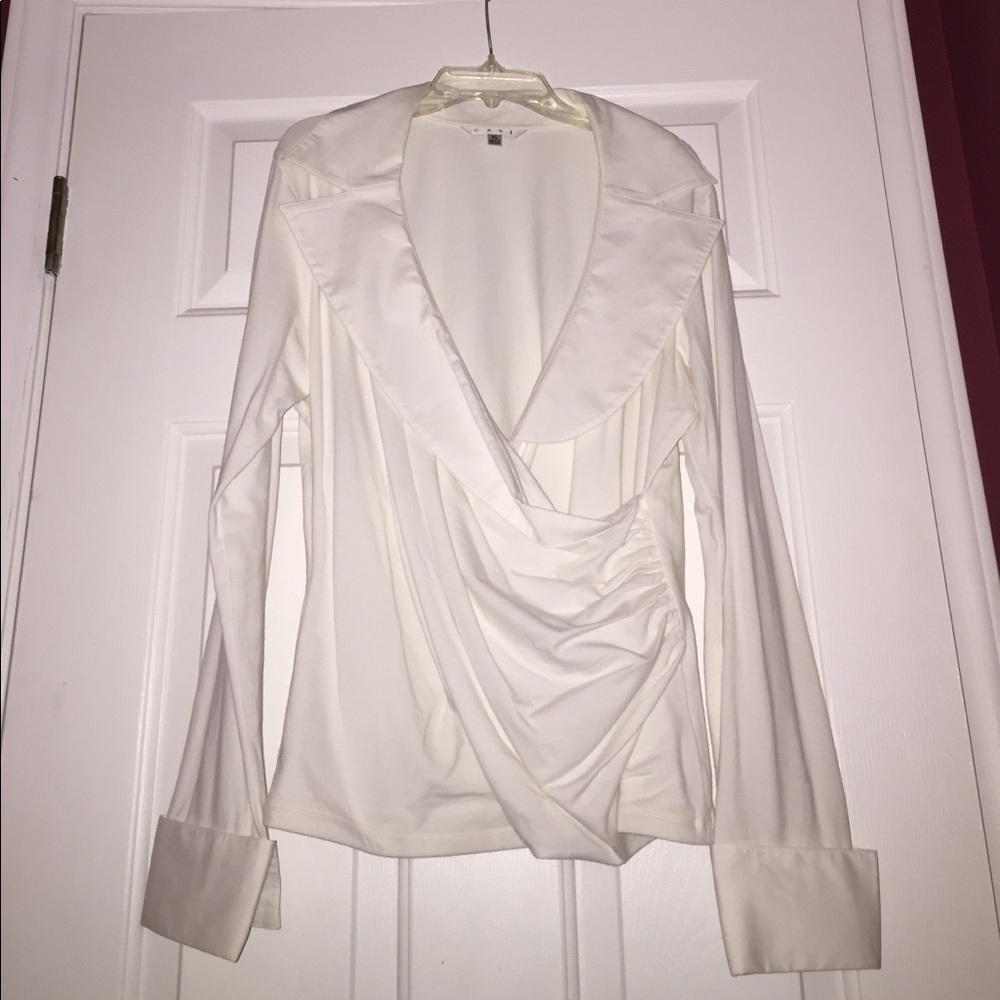 Cabi Wrap-style Blouse Size XL