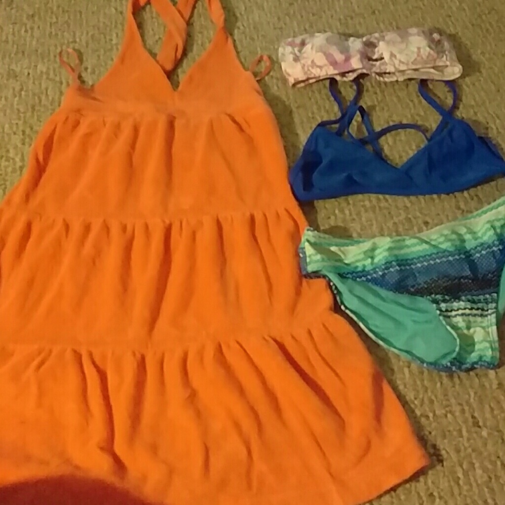 Girls bikini top/ bikini/ cover up