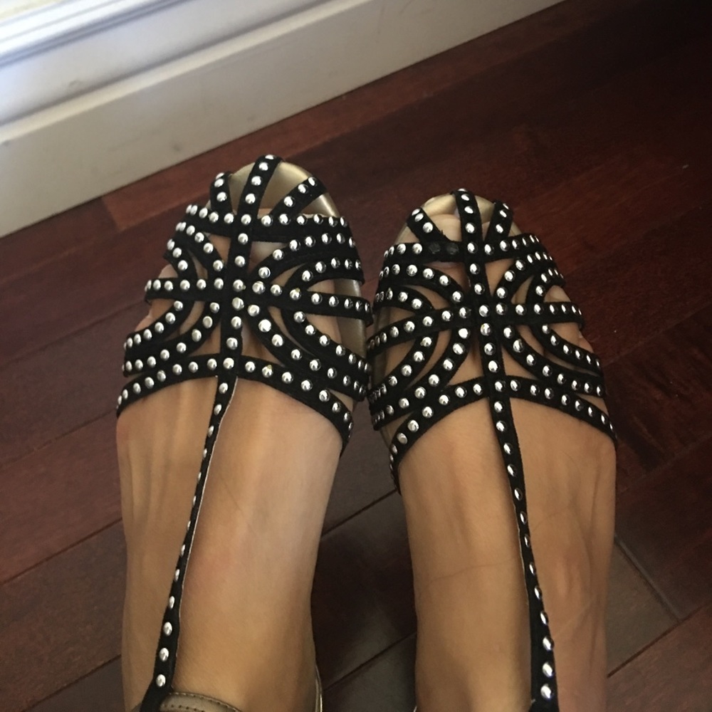 Restricted Studded sandals- extremely comfortable