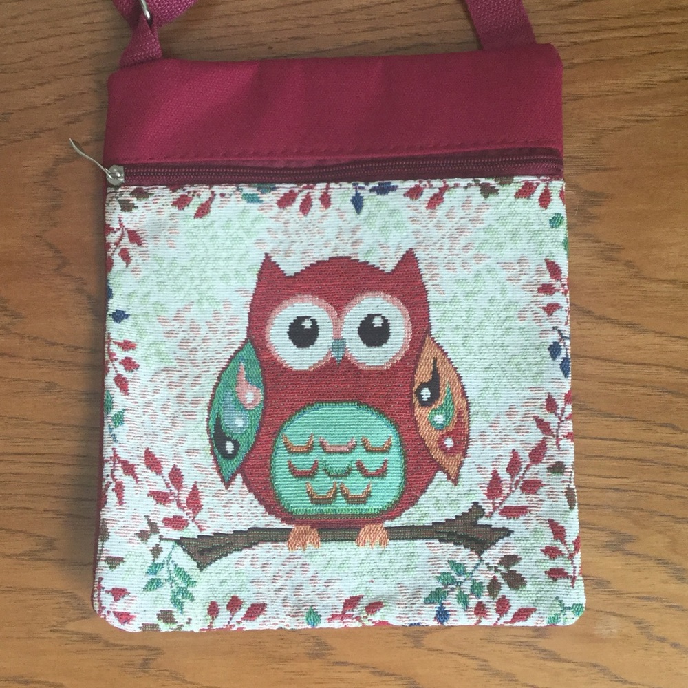 NWT Owl Crossbody Shoulder Bag Pouch