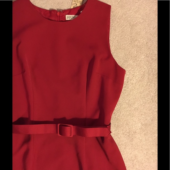 ANN TAYLOR Red Dress NEW - Picture 3 of 7