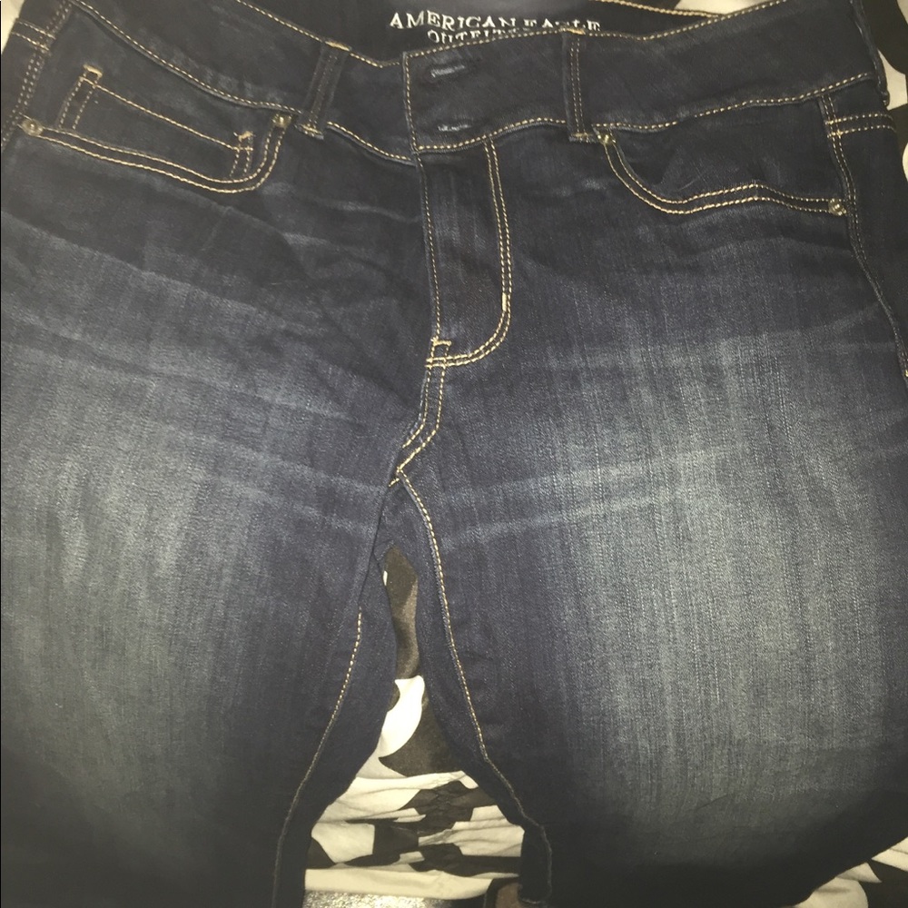 American eagles jeans size 14 artist crop