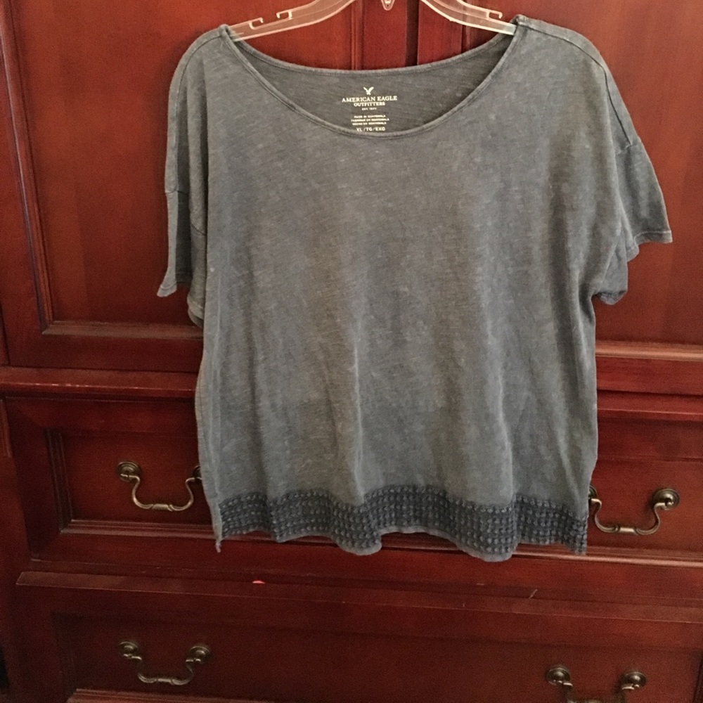 Simi crop ae shirt